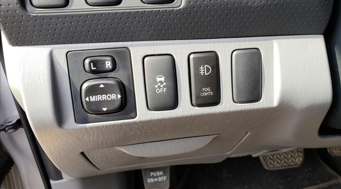 FOG LIGHT Push Button Switch White LED Indicator Light Fit Toyota Tacoma 4Runner