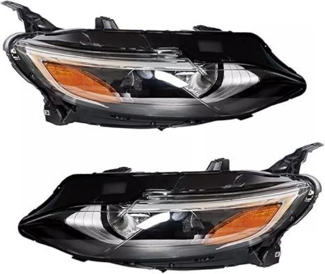 Halogen Headlight For 2019-2025 Chevy Malibu RS/LS/LT w/ Bulb Left+Right Pair