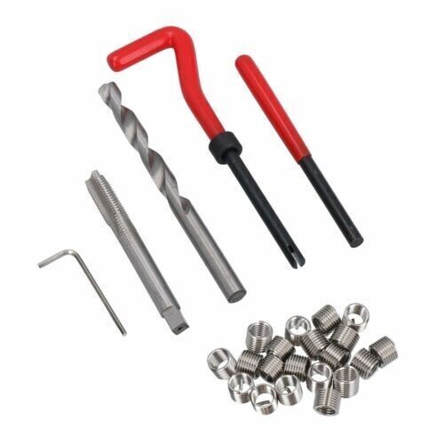 M5 x 0.8 Thread Repair Tool Stainless Helicoil Wire Insert Kit 25PC