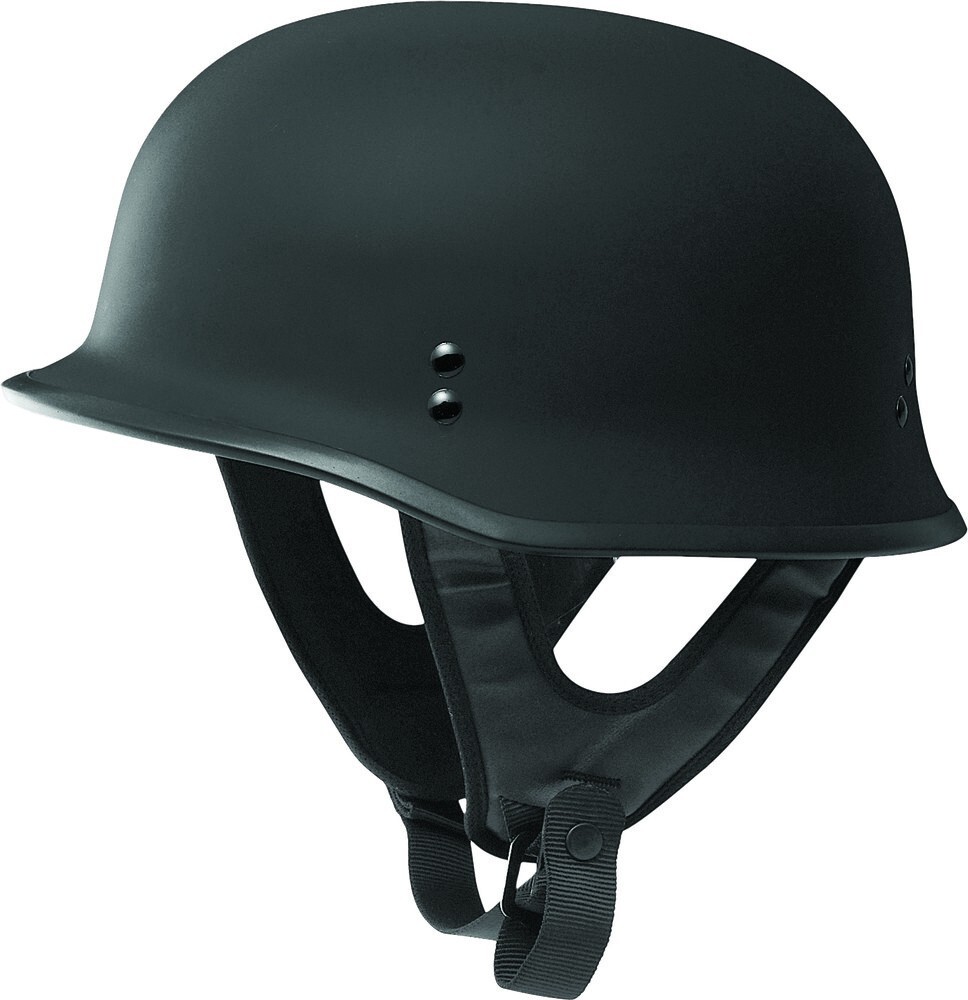 NEW FLY RACING 9MM GERMAN BEANIE HELMET MATTE BLACK XS- MOTORCYCLE/STREET