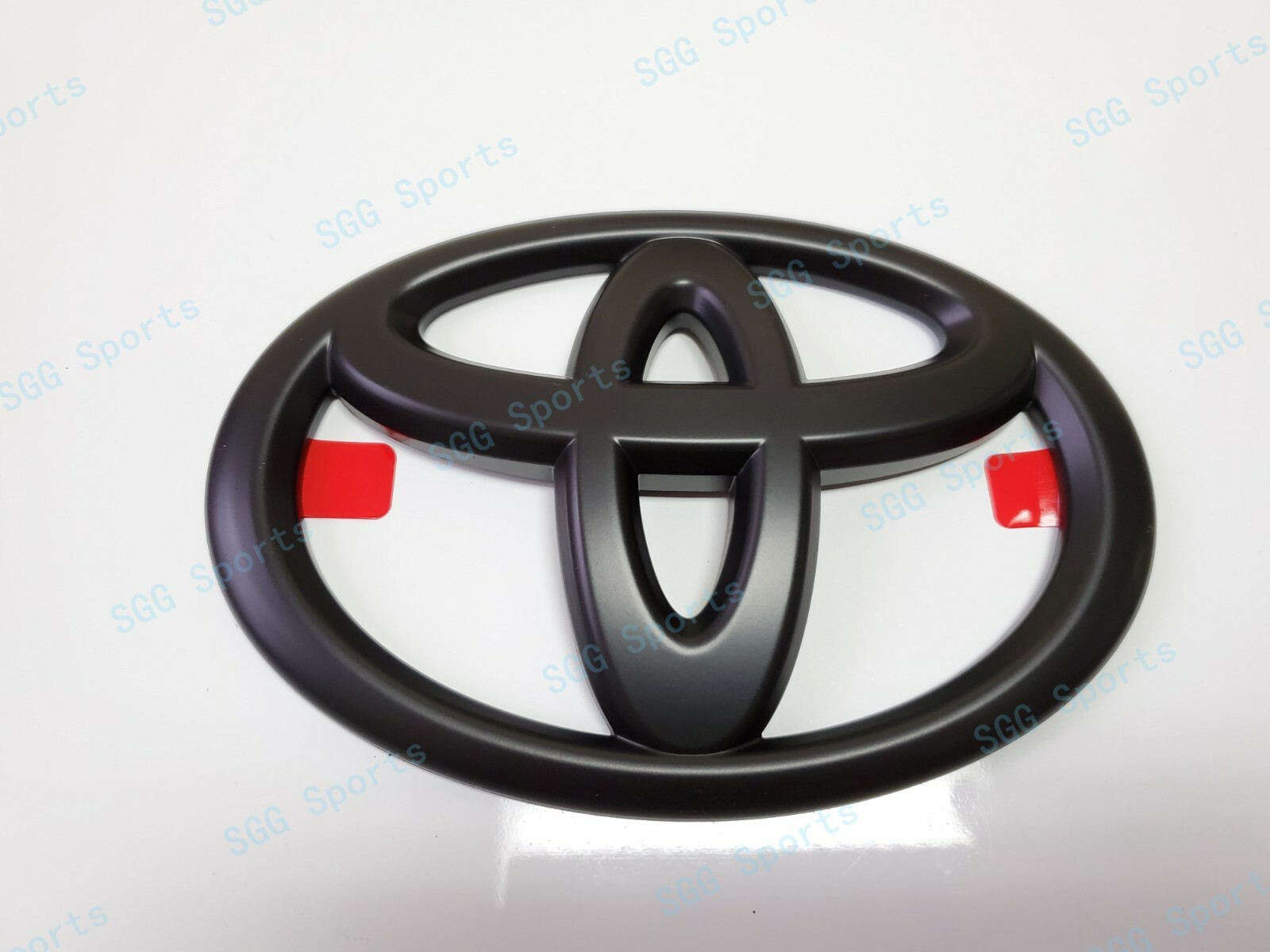 1PC Matte Black Toyota Logo OVERLAY emblem for Sienna Highlander Land Cruiser