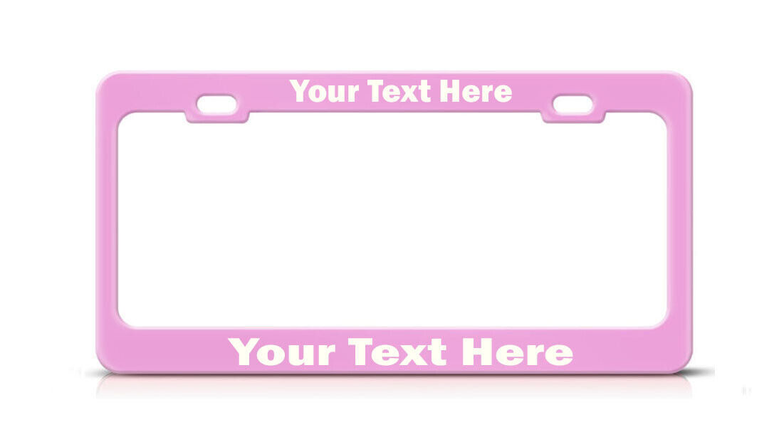 Customized Heavy Duty License Plate Frame Laser Engraved Stainless Steel Custom