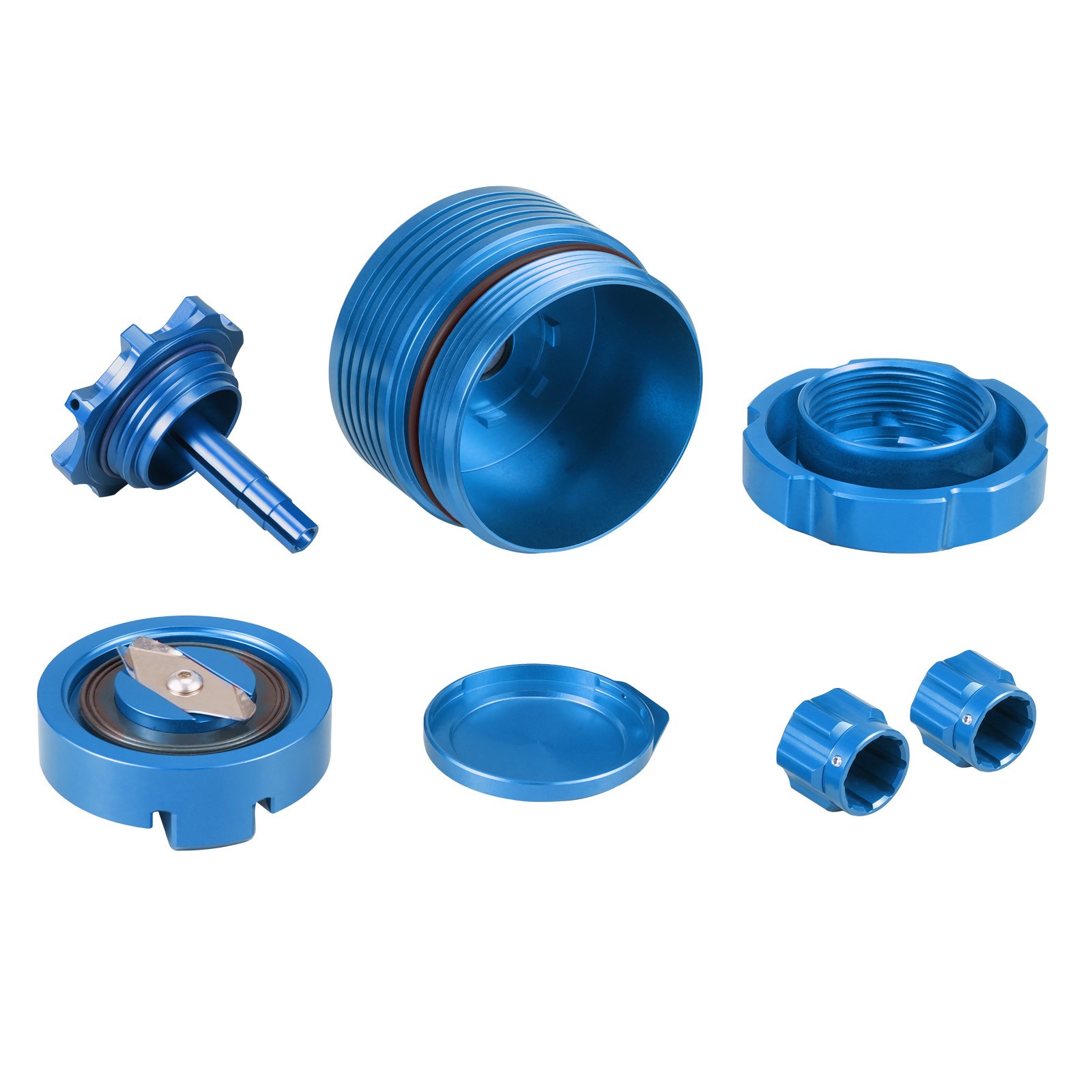 Set of 7 Engine Cap Package Blue For BMW E8X E9X N20 N26 N51 N52 N54 N55