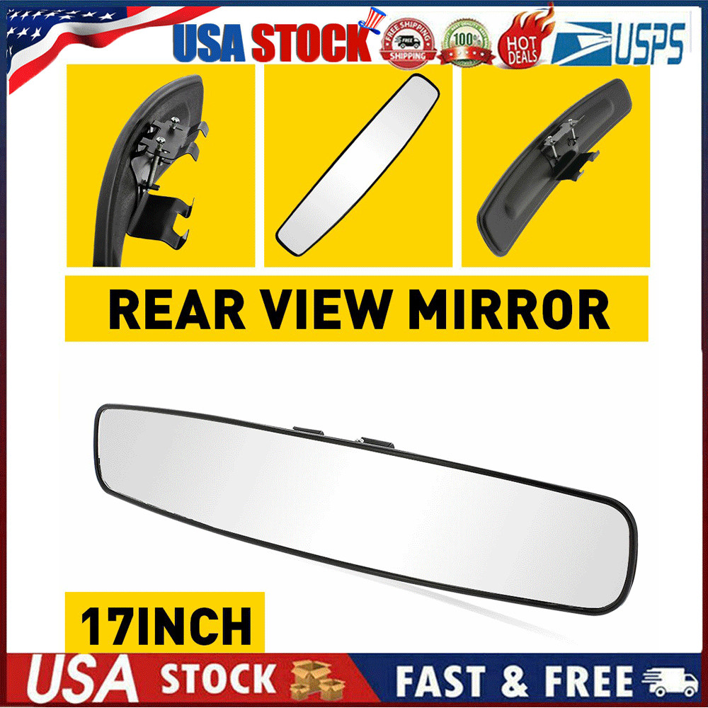 Universal For Wide Angle Car Convex Truck SUV PANORAMIC Rear View Mirror 17” A