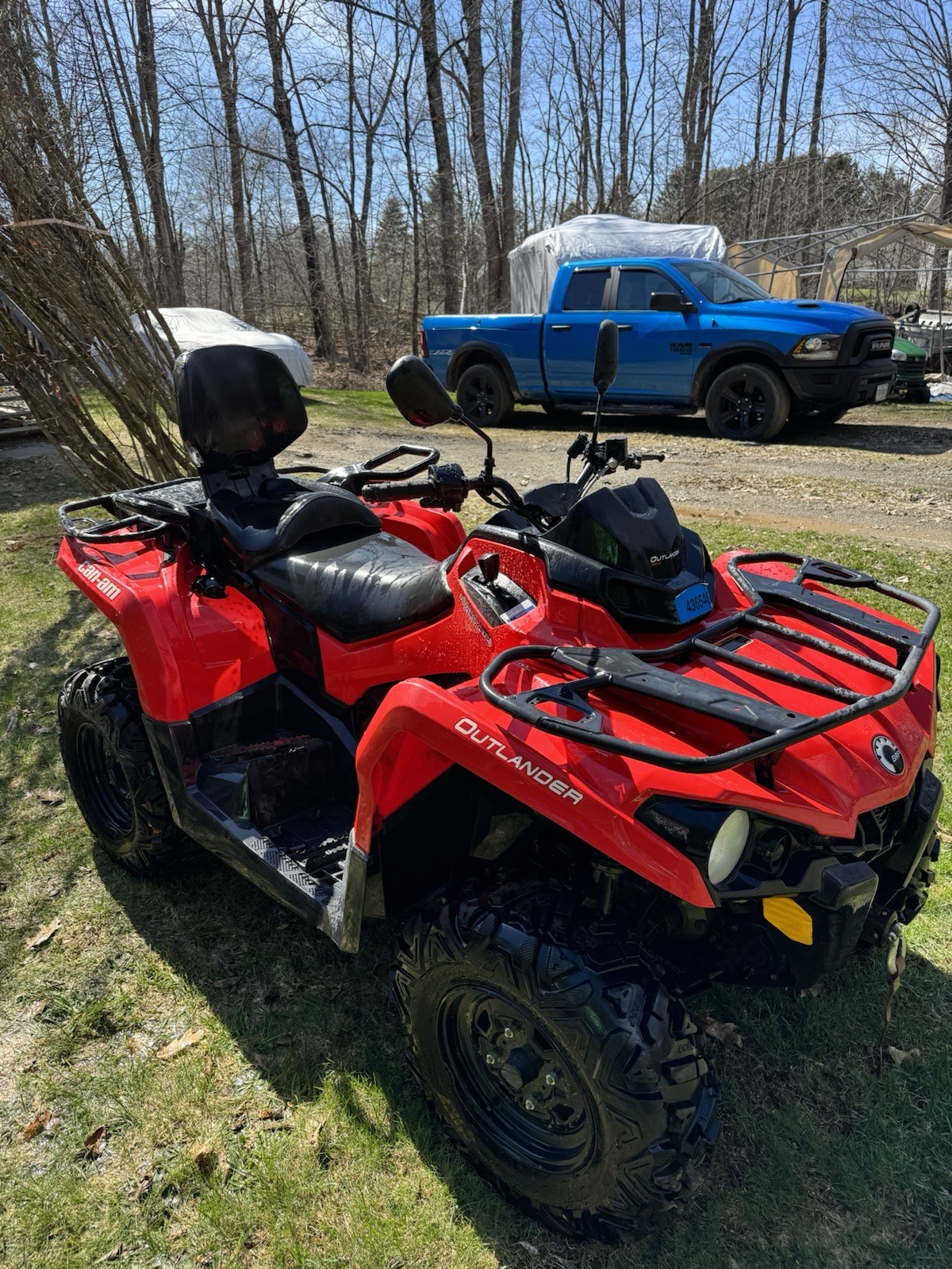 2018 CAN AM Outlander 450 With Front Winch And Ramps