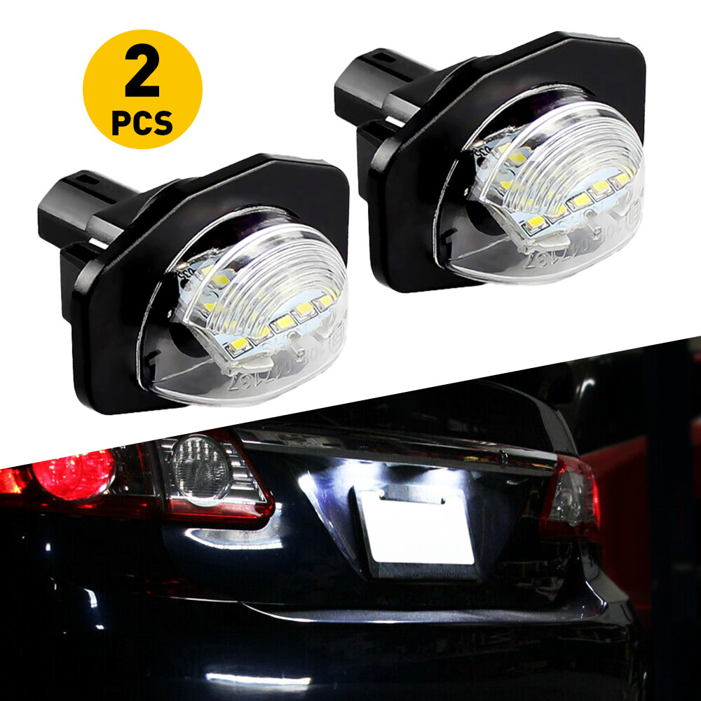 2 For 2009-2013 Toyota Corolla LED License Plate Light 6000K 860LM Bright OXILAM