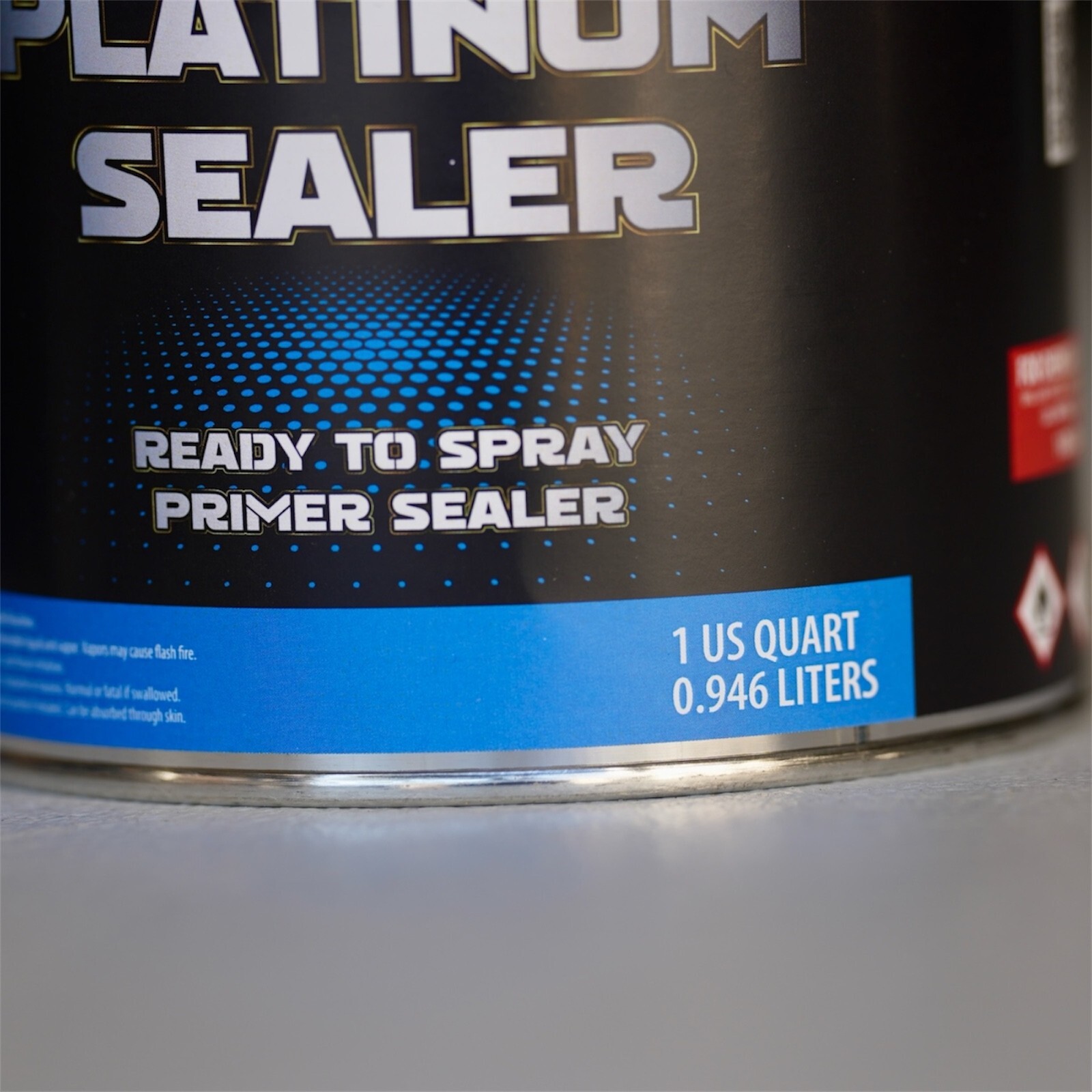 Platinum Sealer Ready to Spray 1K Primer Sealer QUART Size! WHITE BLACK & GRAY!
