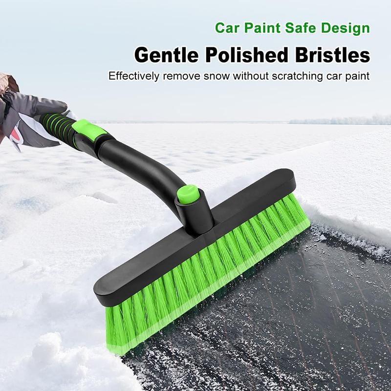1x Extendable 2 in 1 Car Snow Brush & Ice Scraper For Car Truck SUV Windshield