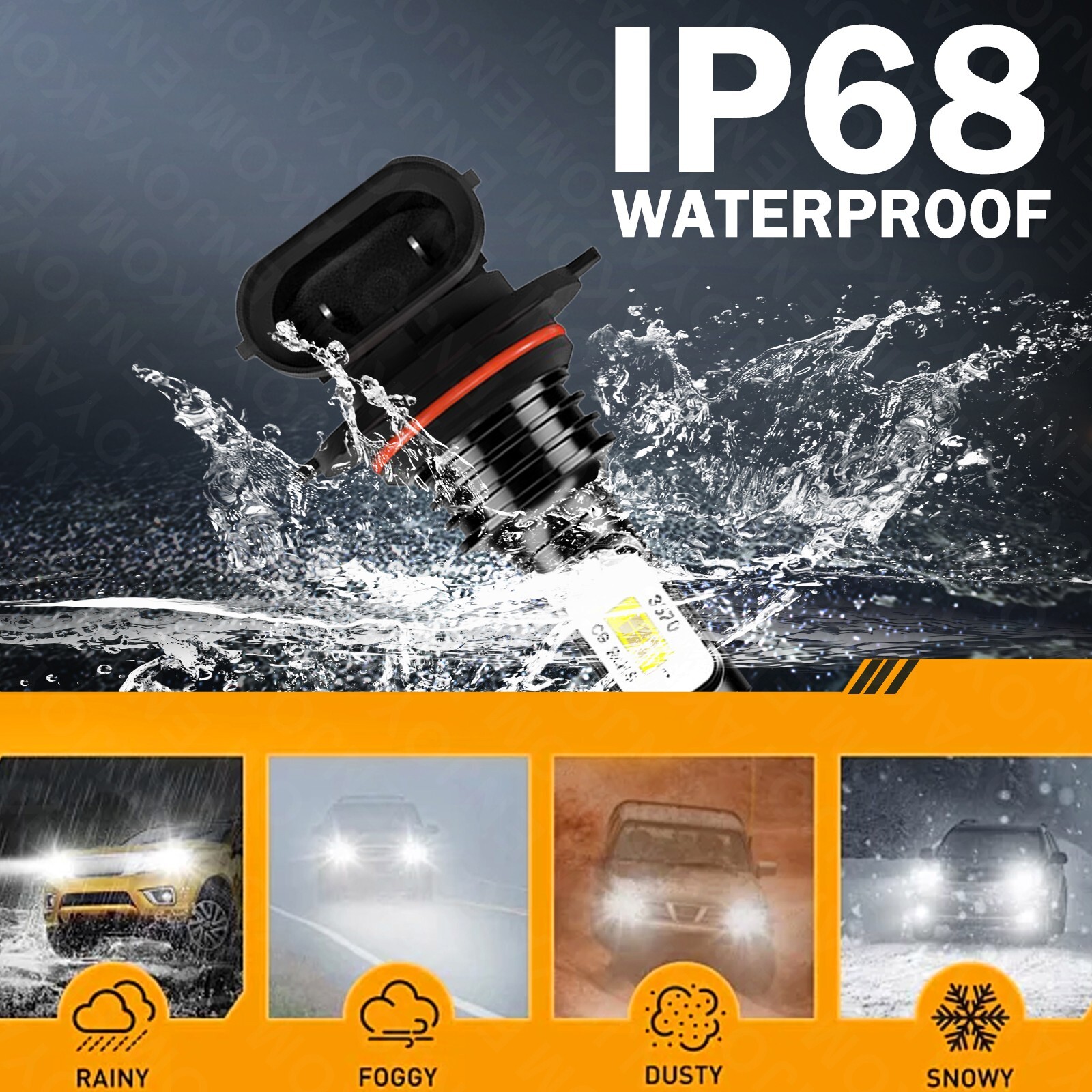 For Lexus IS300 2001-2002 6x Combo LED HID Headlight Hi/Lo Bulb + Fog Lamp 6000K