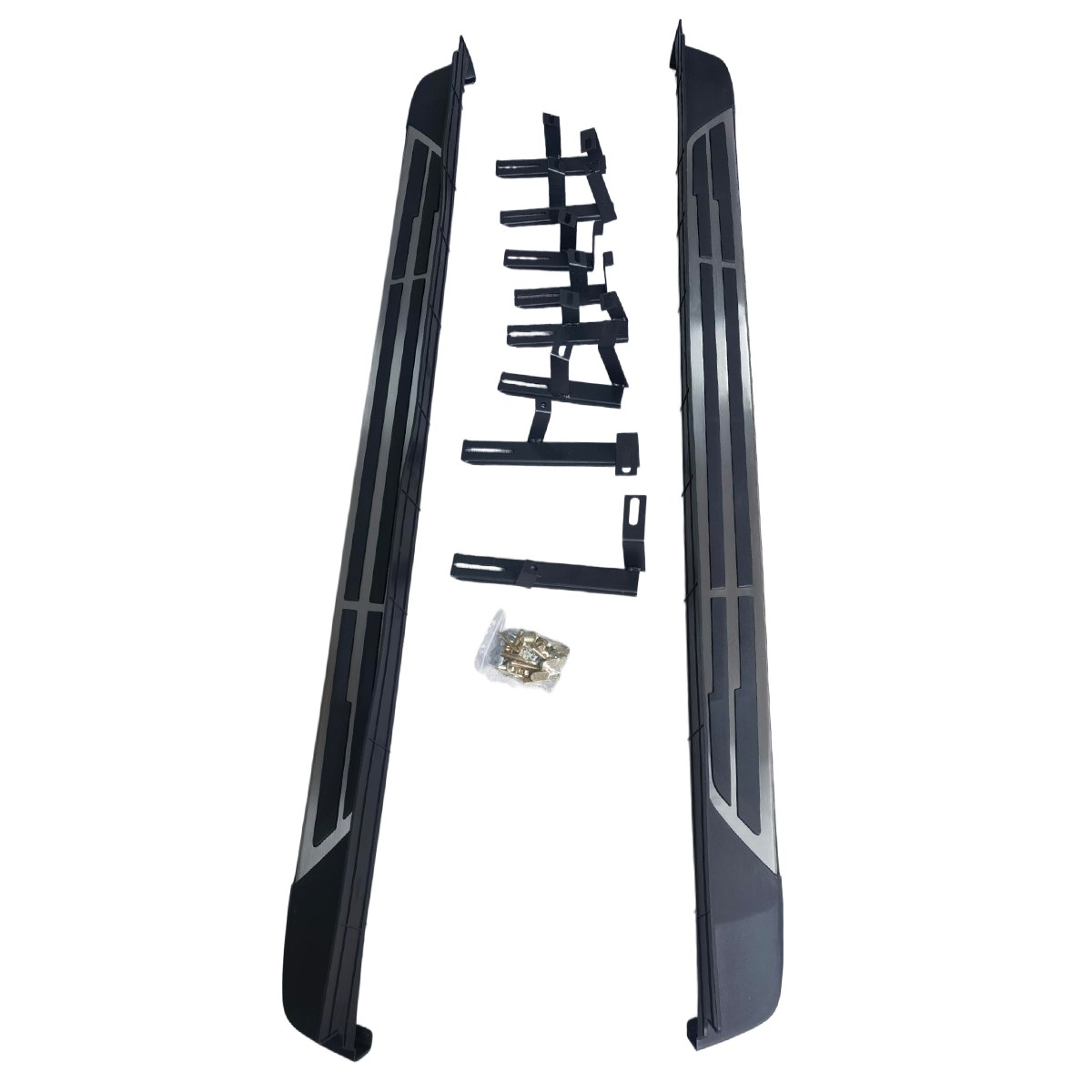 2X Running Boards Side Steps Nerf Bar For 2023 2024 2020-2026 Toyota Highlander