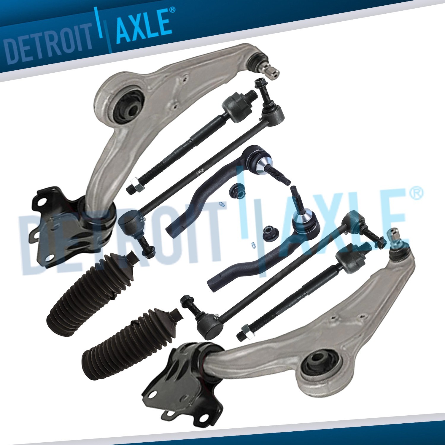 Front Lower Control Arms Suspension Kit for 2016 – 2021 Ford Edge Lincoln MKX