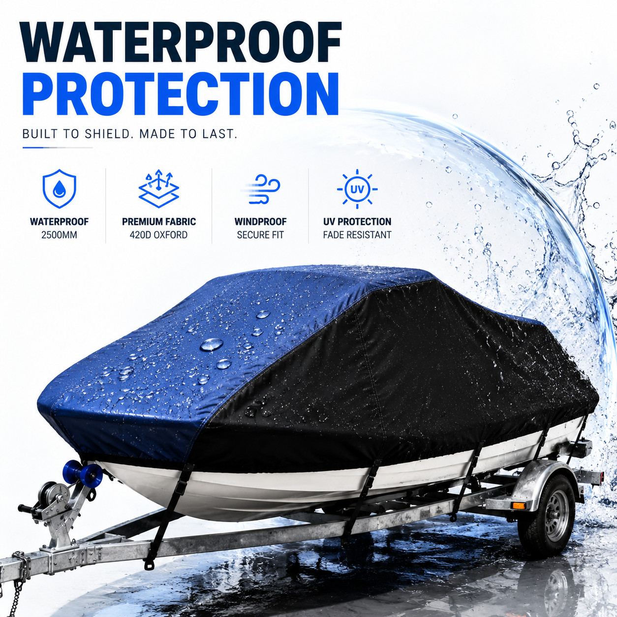 Jet ski Cover Waterproof UV Protect for Kawasaki Yamaha WaveRunner GP1800 R HO