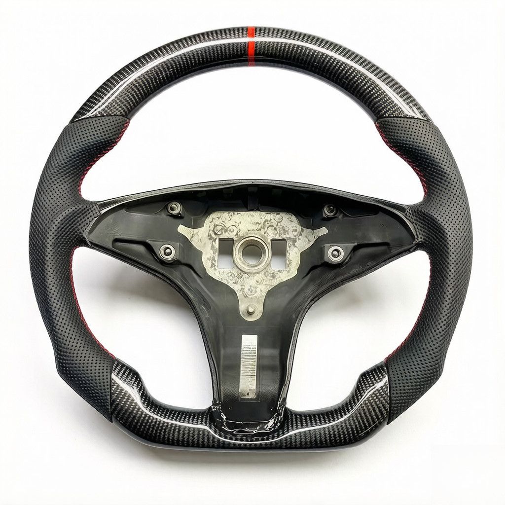 Customized Carbon Fiber Steering Wheel For 08+ Mercedes-benz AMG W204 C300 C350