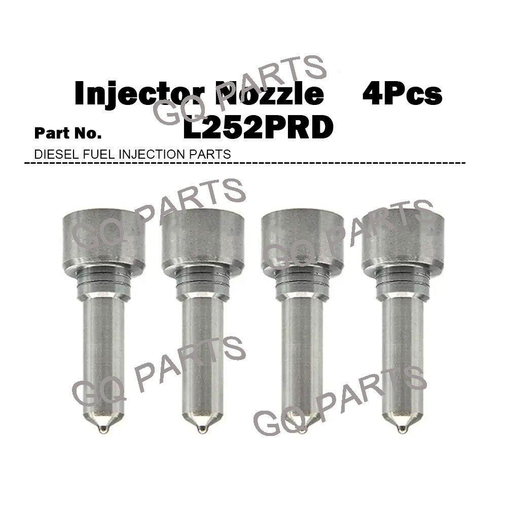 L252PRD 4Pcs Fuel Injector Nozzle for JCB 444 4.4D EJBR05001D R05001D 320/06623