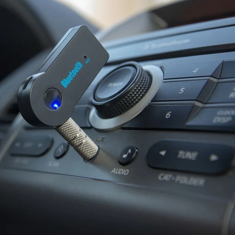 Bluetooth 5.0 Wireless Receiver 3.5mm AUX Car Audio A2DP Adapter 2-in-1