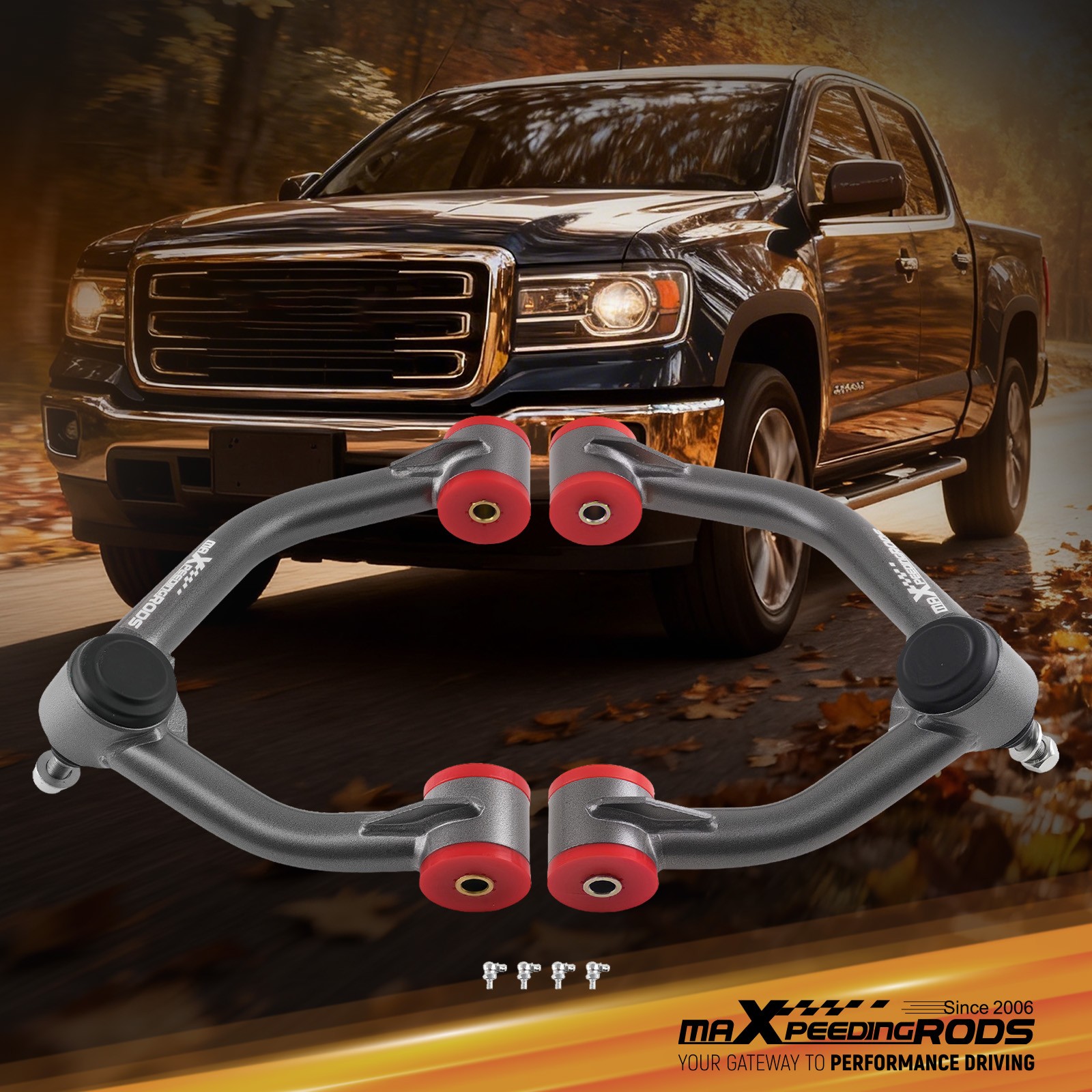 maXpeedingrods Front Upper Control Arms for 2015-2022 Chevy Colorado GMC Canyon