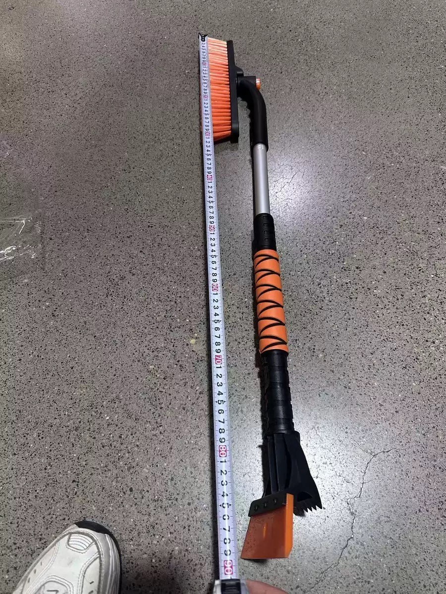 360°2in1 35.4“Rotating Extendable Snow Brush and Ice Scraper for car Windshield