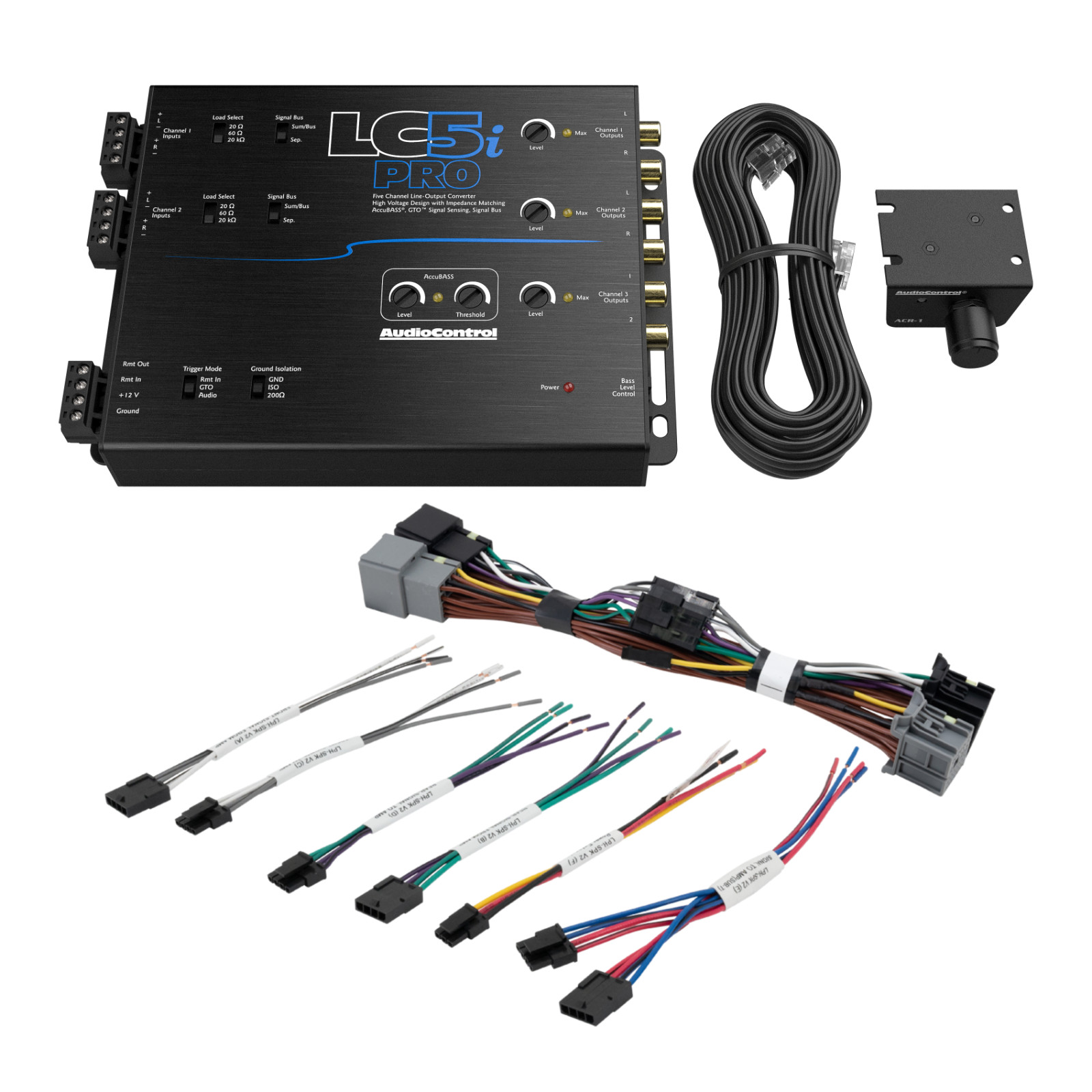 AudioControl LC5i PRO+LPHGM72 Amplifier Integration Solution for Non-Amp GM