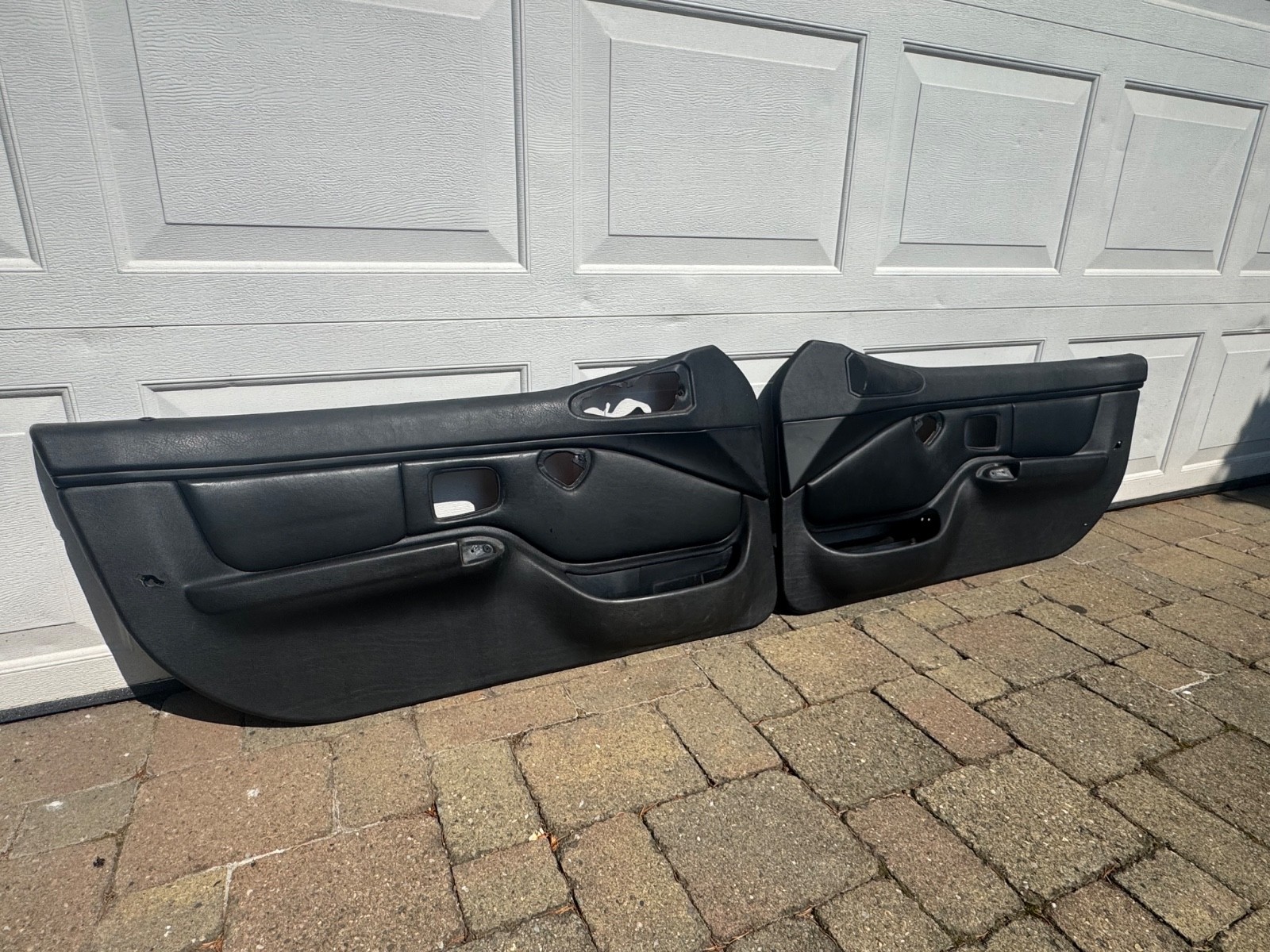 BMW Z3M Roadster Interior Door Panel Trim Black/Black Set Left + Right 96-99 OEM