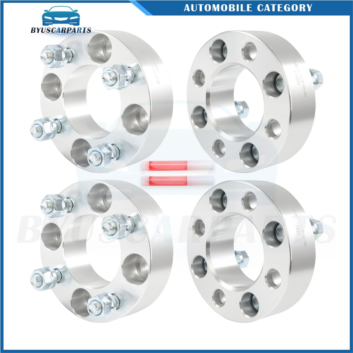 4Pcs 1.5″ 4×4″/ 4×101.6 Wheel Spacers For Yamaha Golf Cart 12×1.25 68.5 CB