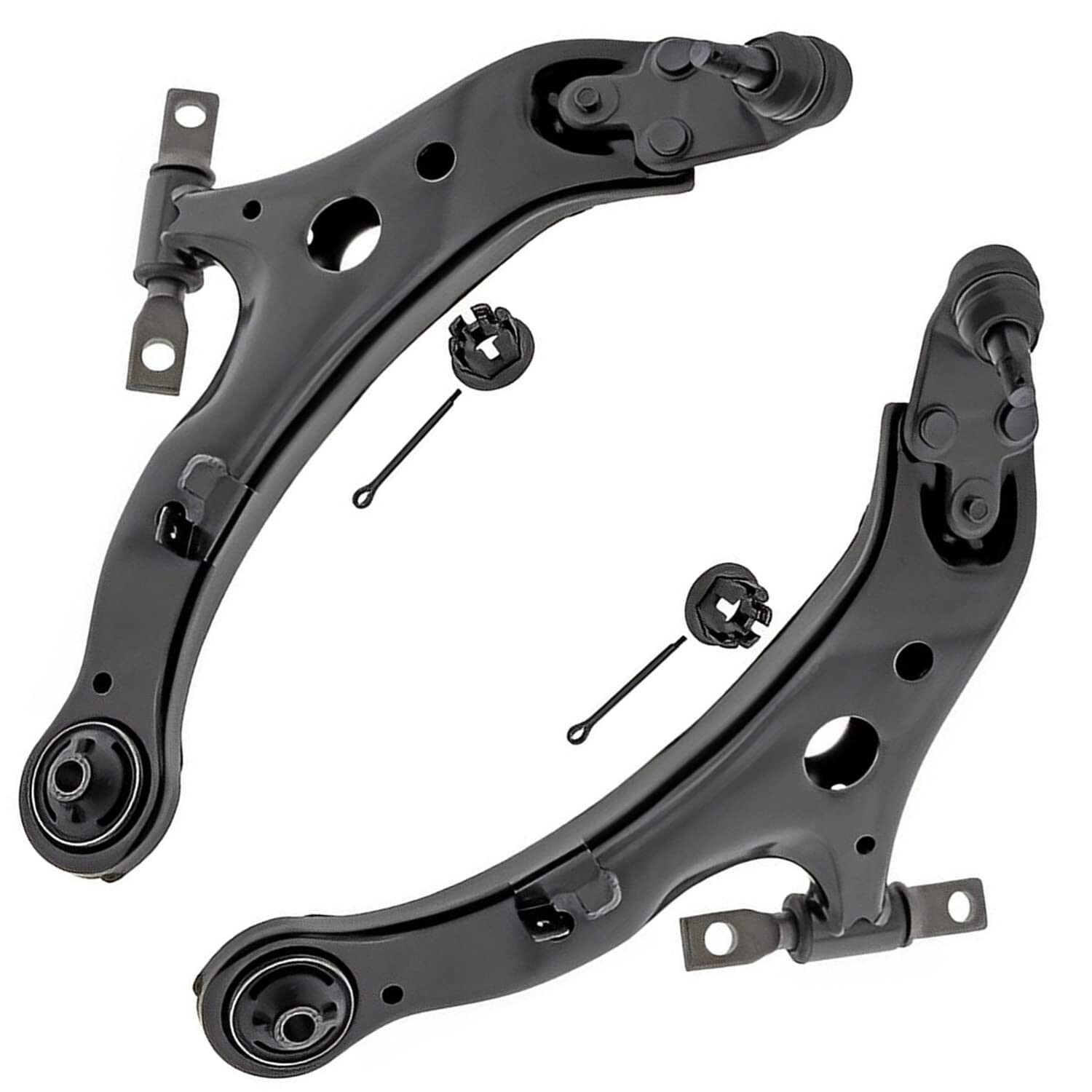 Front Lower Control Arms Sway Bars Tie Rods for 2013 – 2017 Toyota Camry Avalon