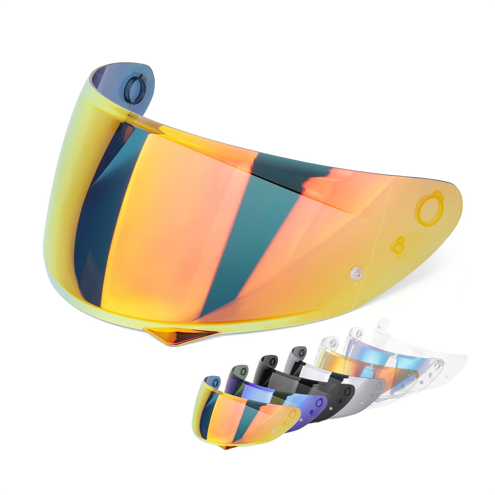 Multicolor Helmet Visor Sunshield Windshield Shield Lens For HJC HJ-34P C10