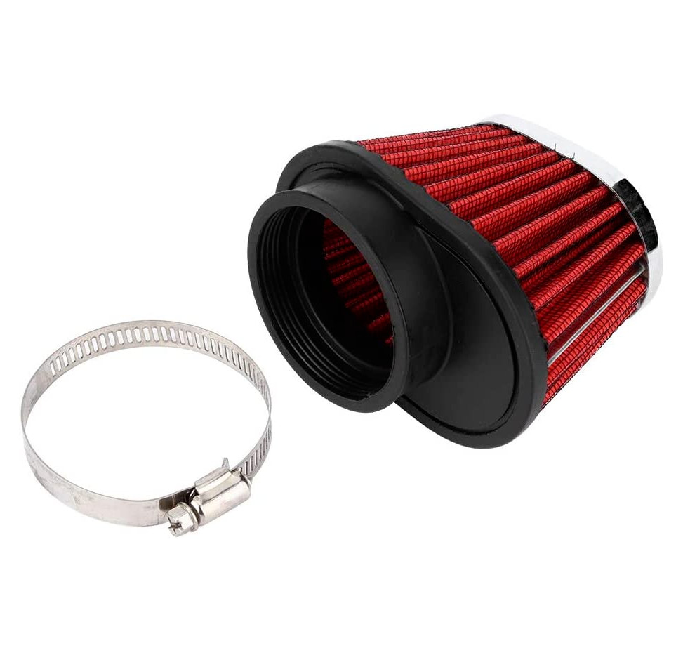 2Pcs Motorcycle High Flow Air Filter 55mm For Motocross Scooter Air Pods Cleaner
