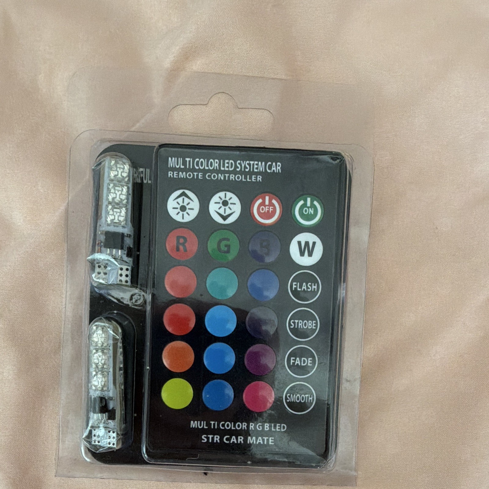 Multi Color RGB LED System Car Lights With Controller STR Car Mate