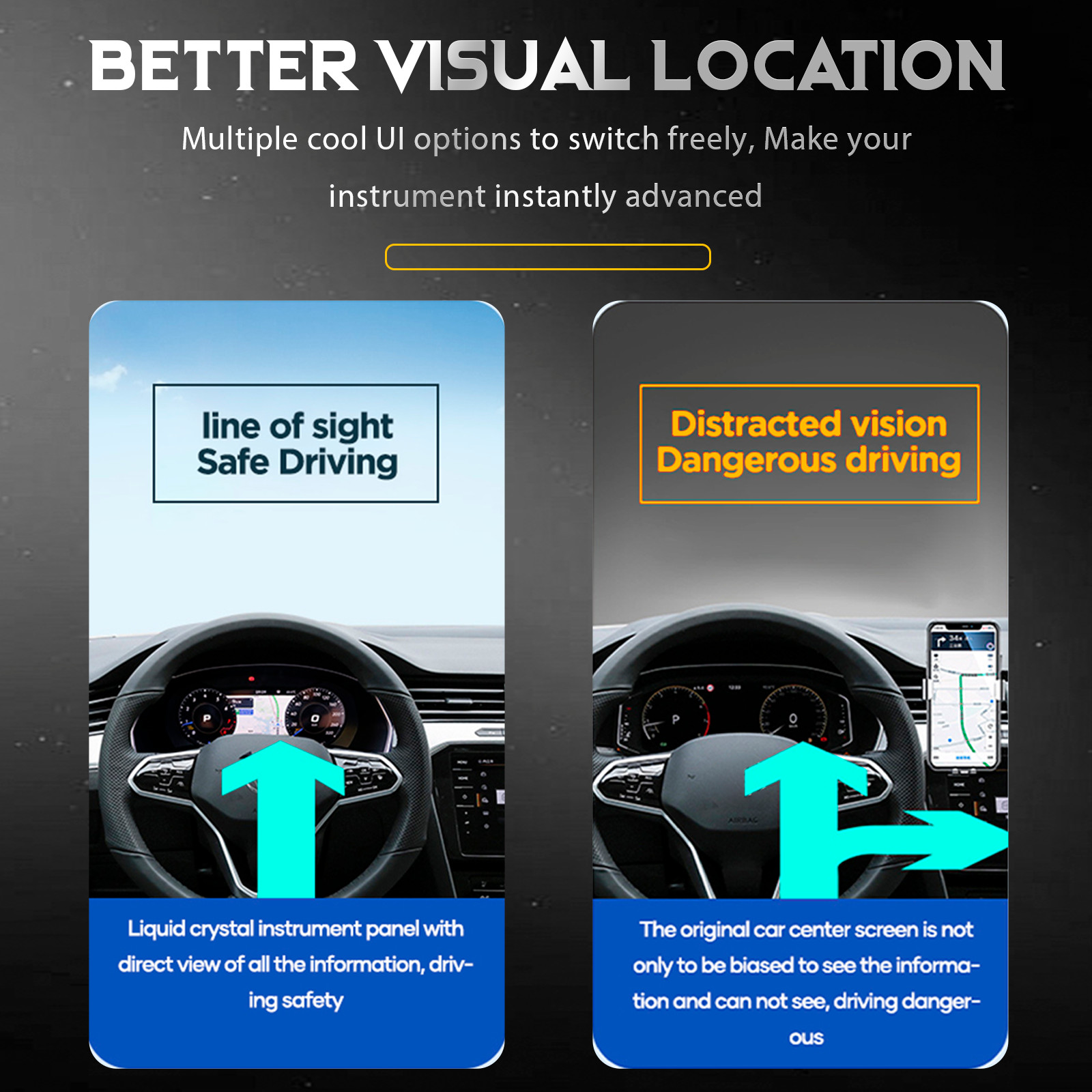 12.3” HD Digital Cluster Dashboard For BMW Z4 E89 09-17 Instrument Speedometer
