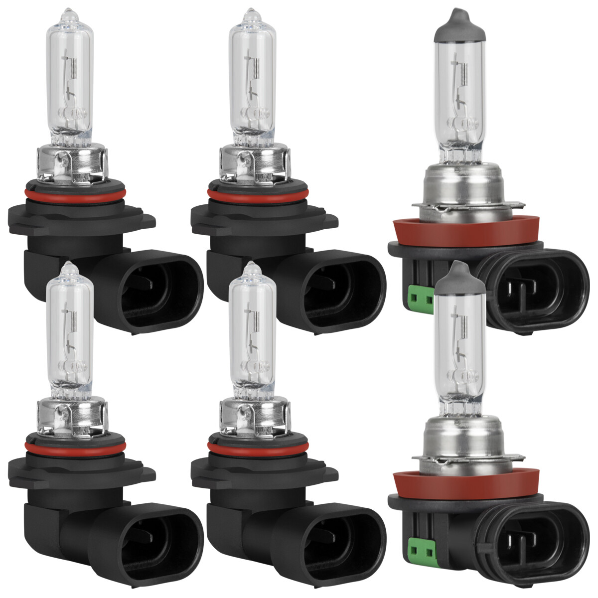6pcs Halogen Headlight Hi-Low+Fog Lamp 3400k 55W For Chevrolet Silverado1500
