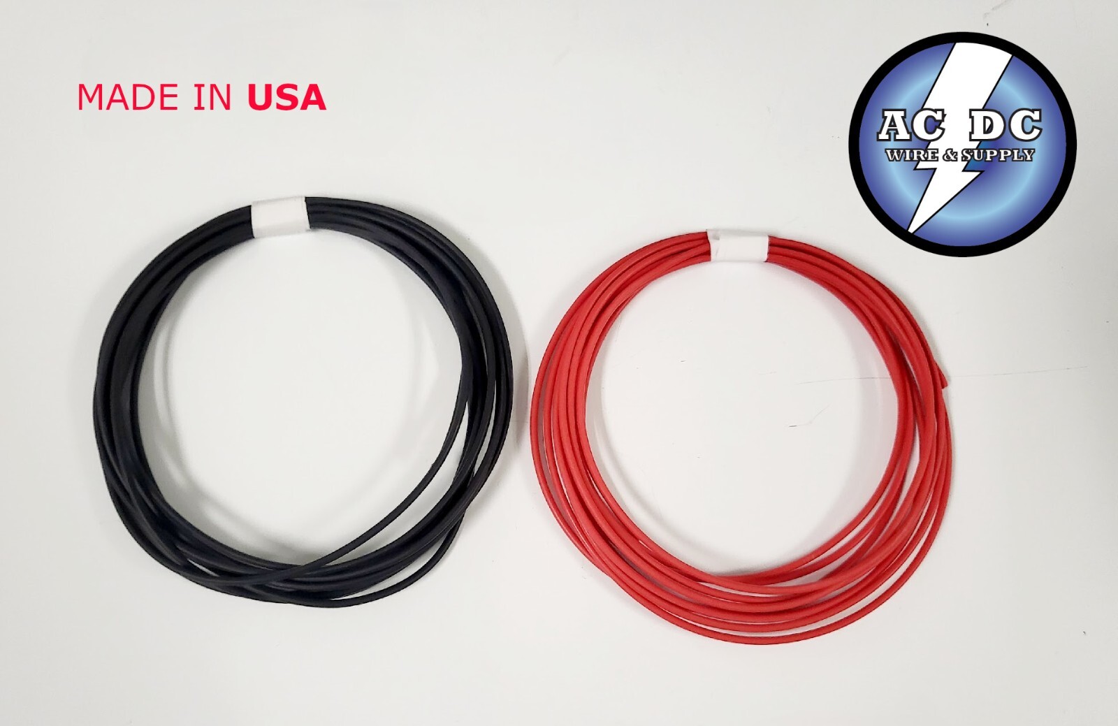 20 FEET AUTOMOTIVE PRIMARY WIRE 12 AWG HIGH TEMP GXL WIRE BLACK + RED 10 FT EA