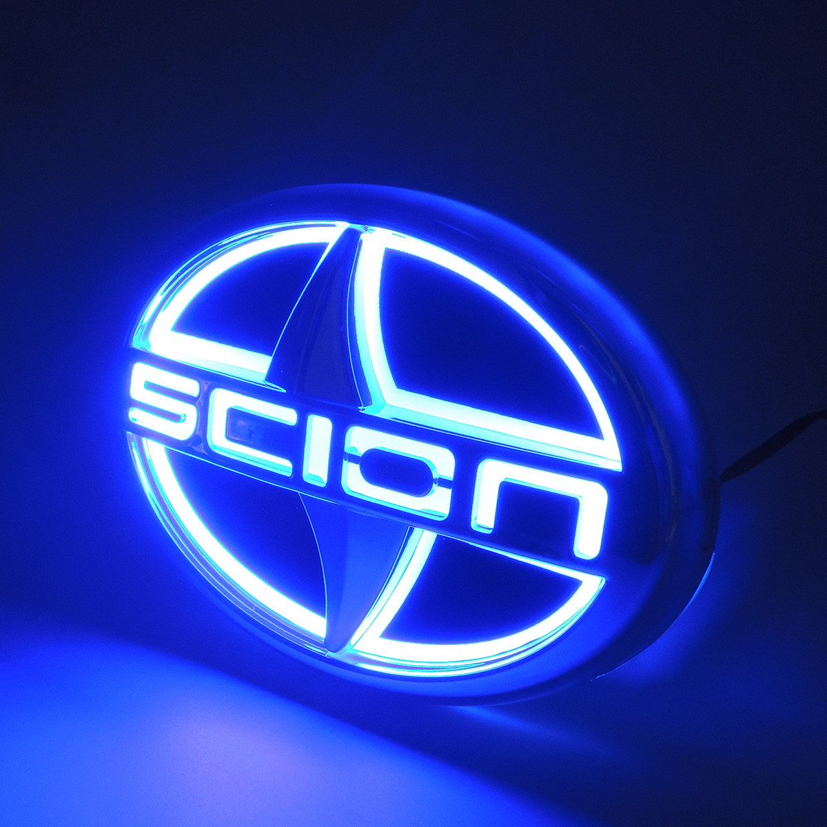 (12.5X8.5CM) Sport 5D LED Car Tail Rear Logo Light Badge Lamp Emblem For Scion