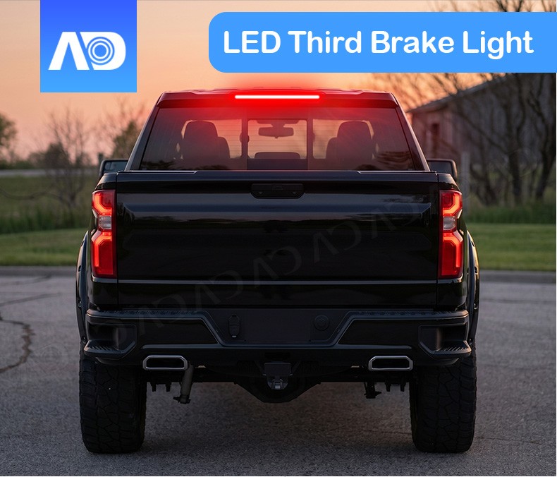 LED Third Brake Light Without Camera Hole For 19-2026 Chevy Silverado GMC Sierra