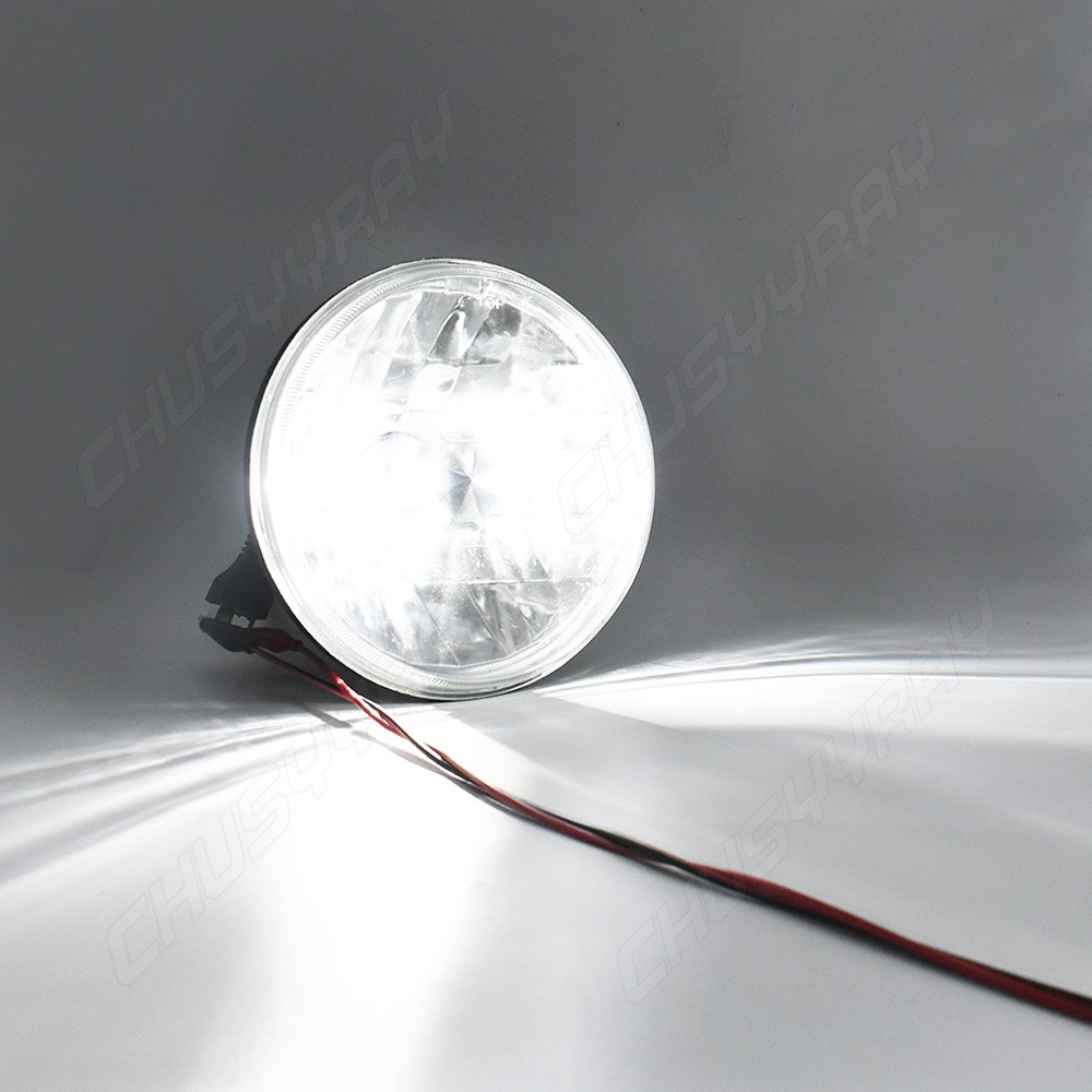 Pair 7″ Inch Round LED Headlights High Low Beam For Jeep Wrangler TJ 1997-2006