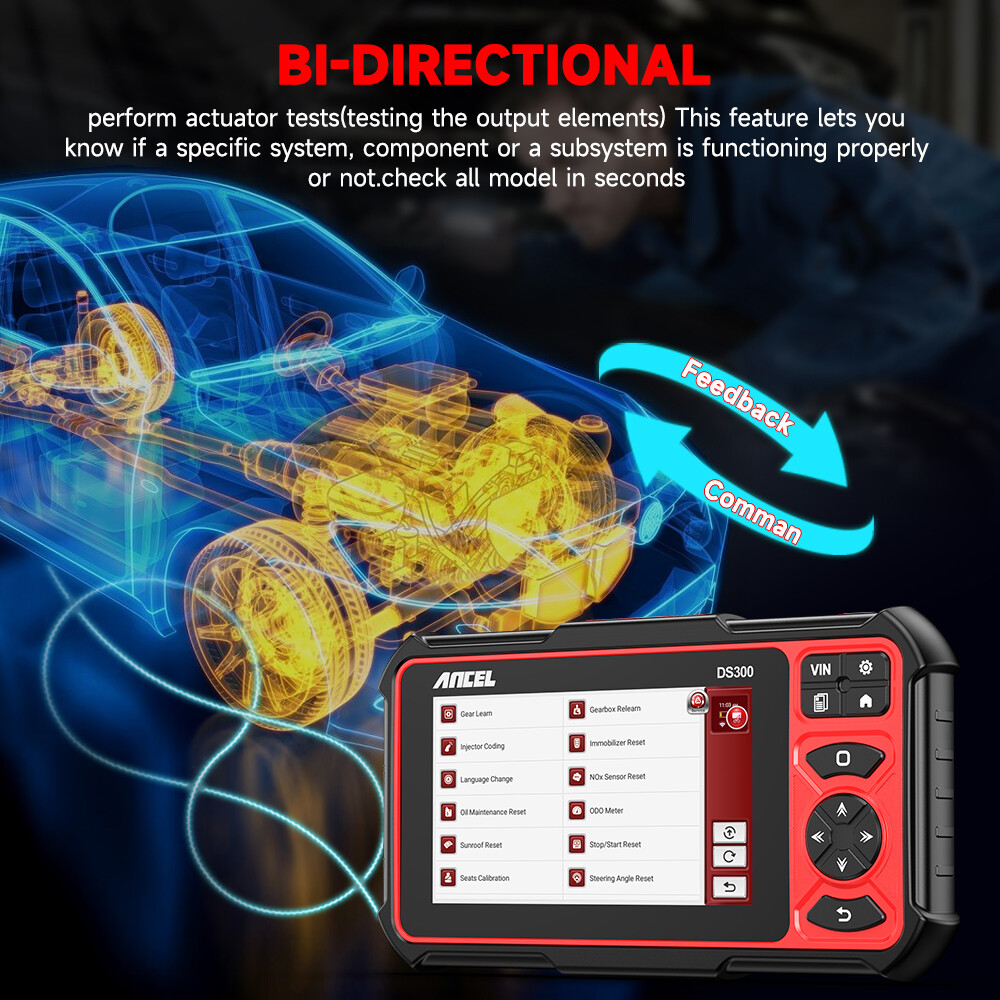 Bidirectional OBD2 Scanner All System Diagnostic Tool TPMS Programming Relearn