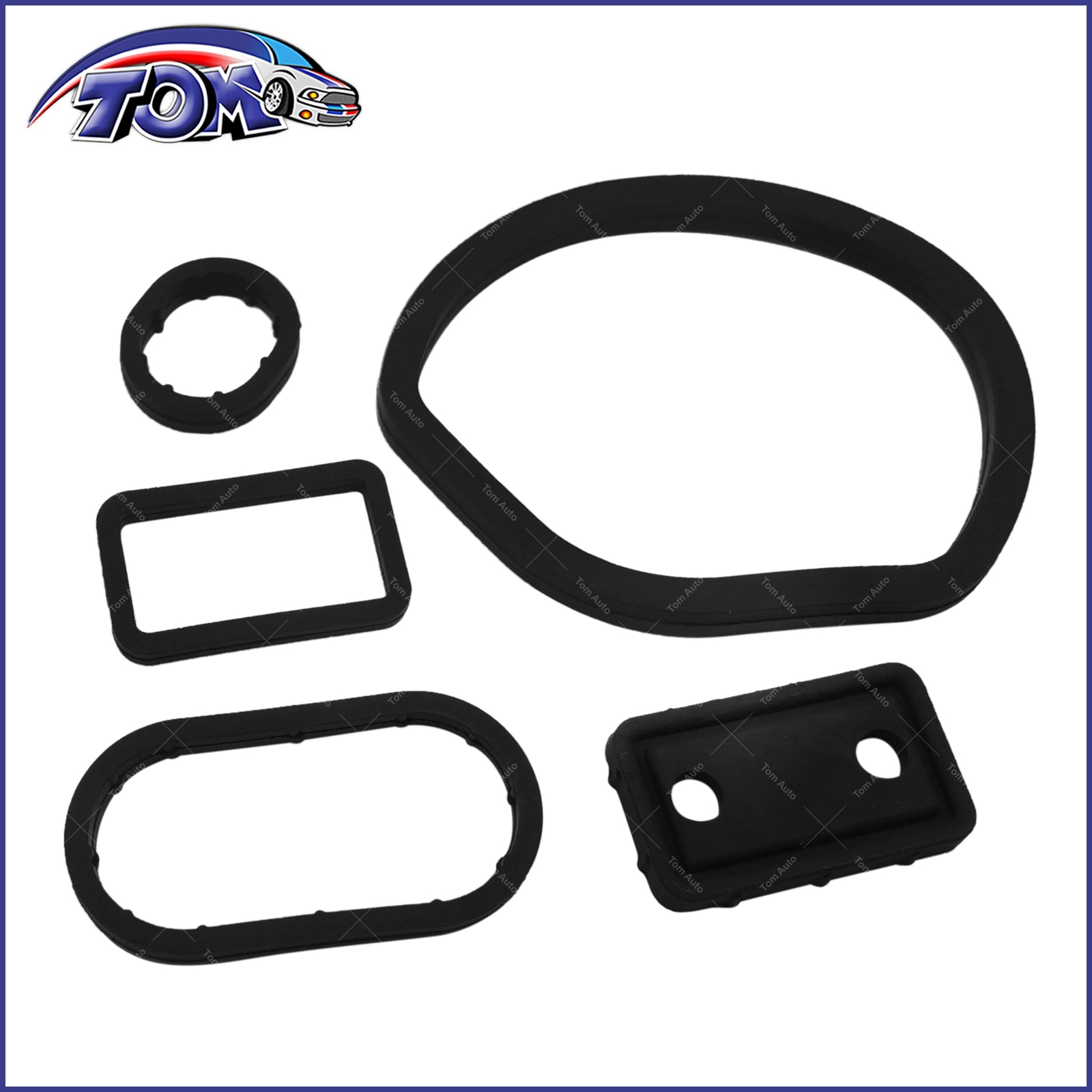 Oil Filter Housing Seal Kit 5pcs for Mercedes W203 W208 W209 1121840261