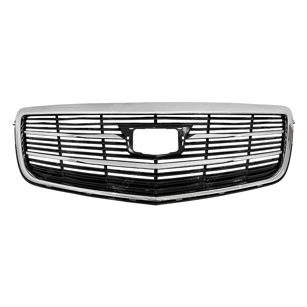 For 2015-2019 Cadillac ATS Front Bumper Upper Grille Chrome Black Grill 22879629