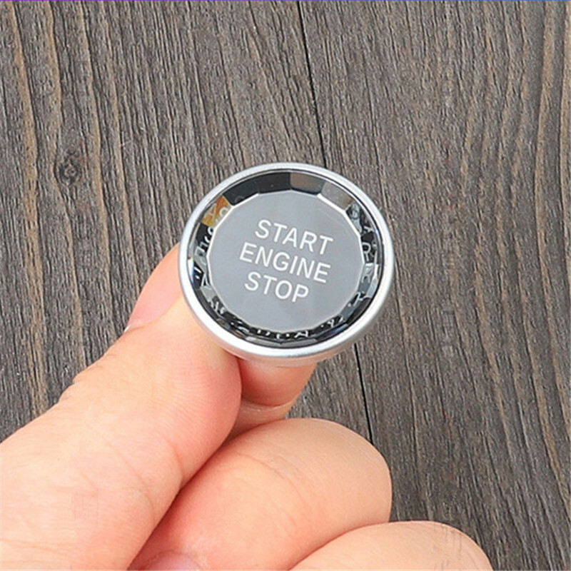 Crystal Car Start Button Replacement For Jaguar 16-19 One Rouch Button Central