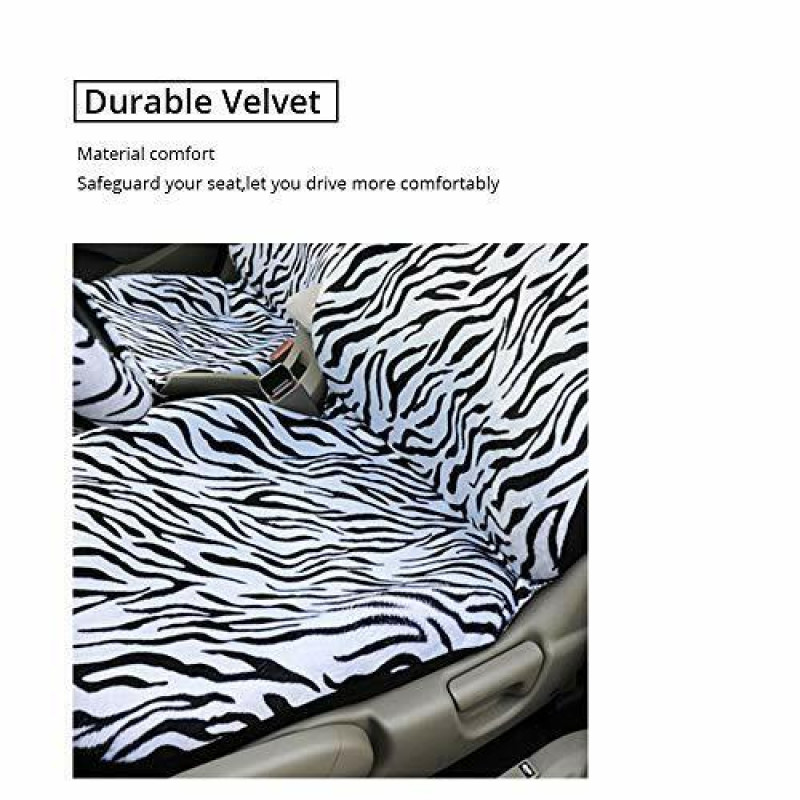 Car Seat Cover Luxury Short Plush Seat Cover + Steering Eheel Cover