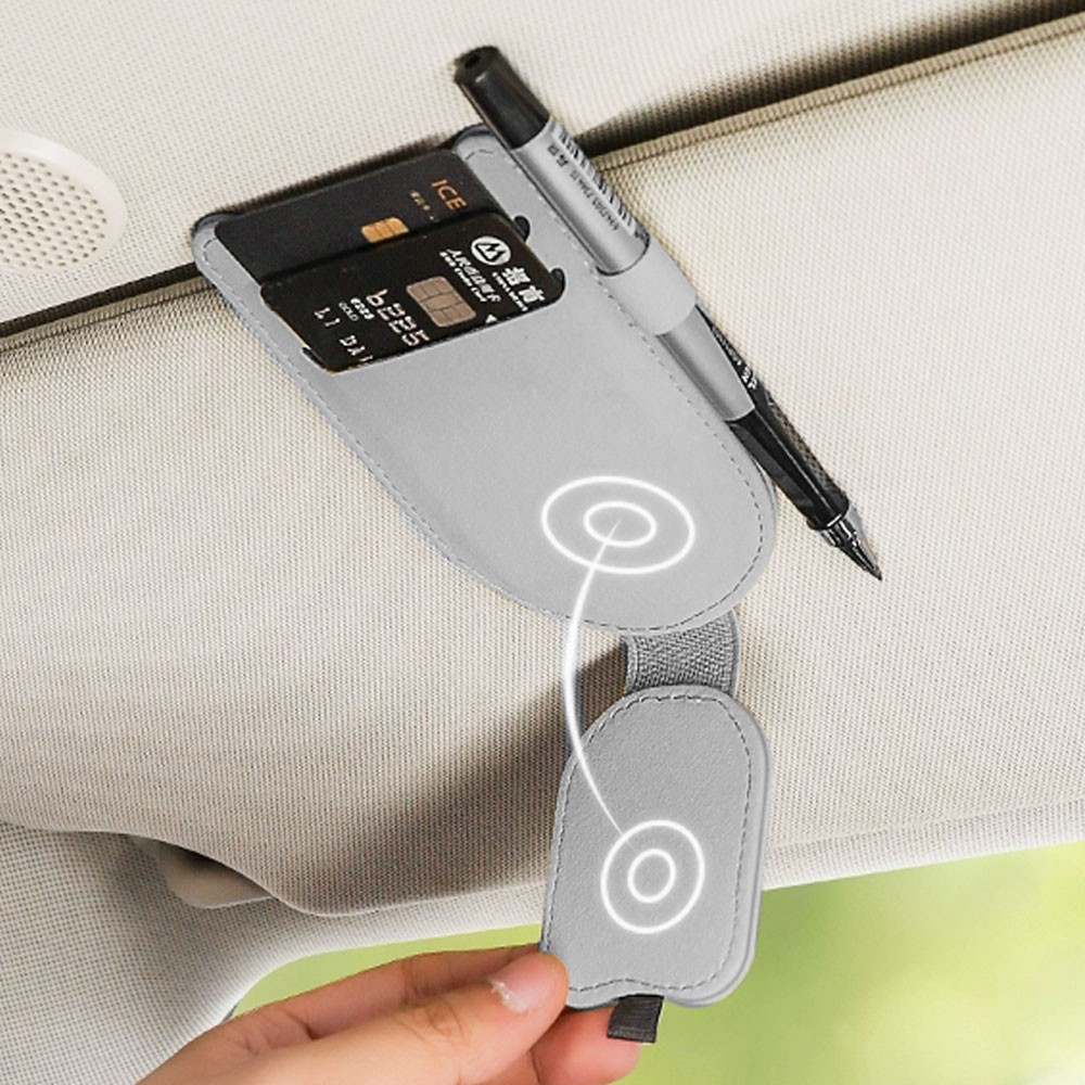 Sun Visor Magnetic Clip For Sunglasses Card Holder Clip Car Interior Accessories