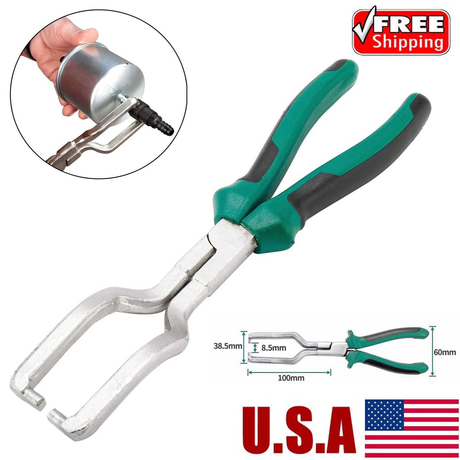 Fuel Line Petrol Clip Plier Disconnect Quick Release Removal Repair Tool USA