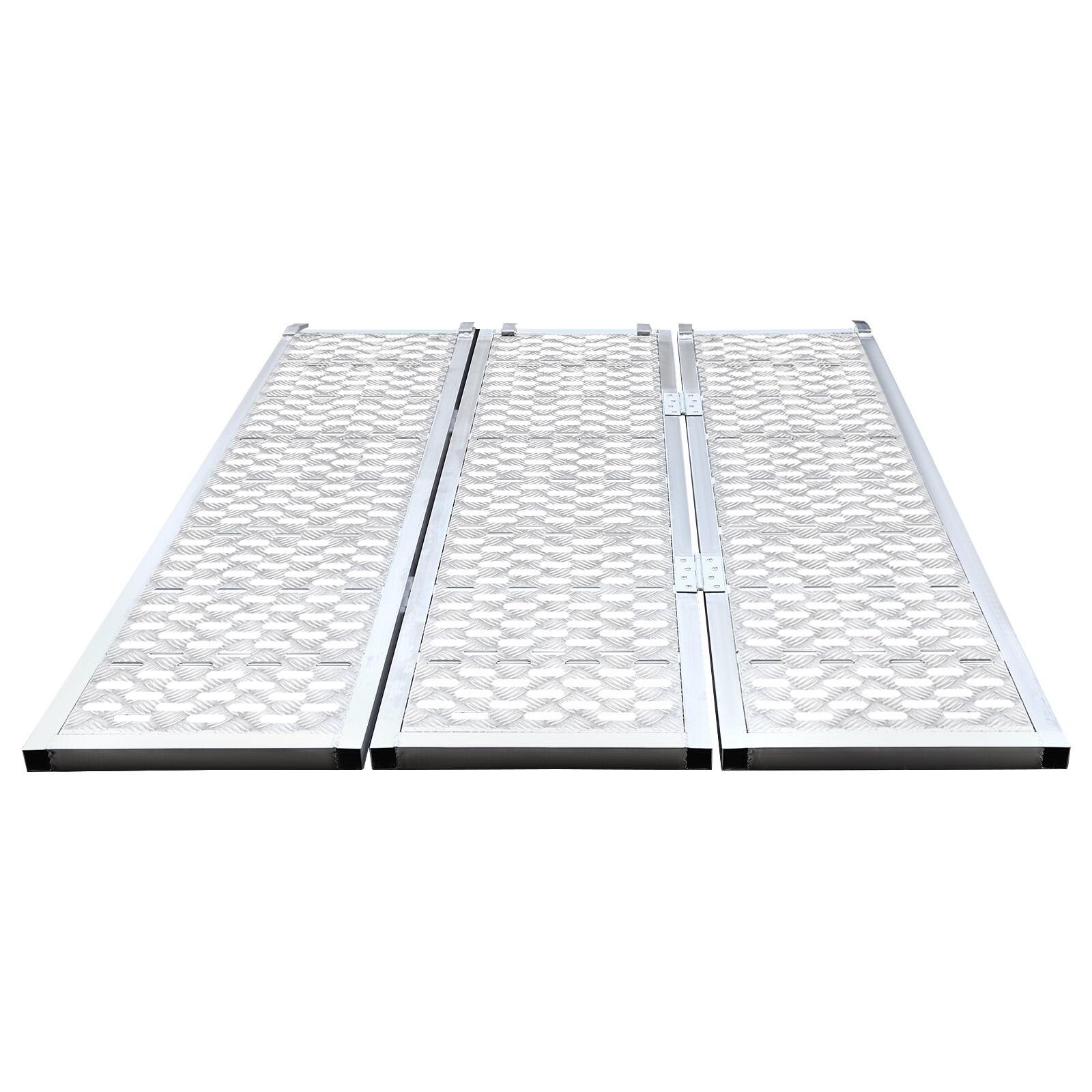 Aluminum Loading Ramp Folding Trailer Ramp For Motorcycle ATV UTV Trucks 1500LBs