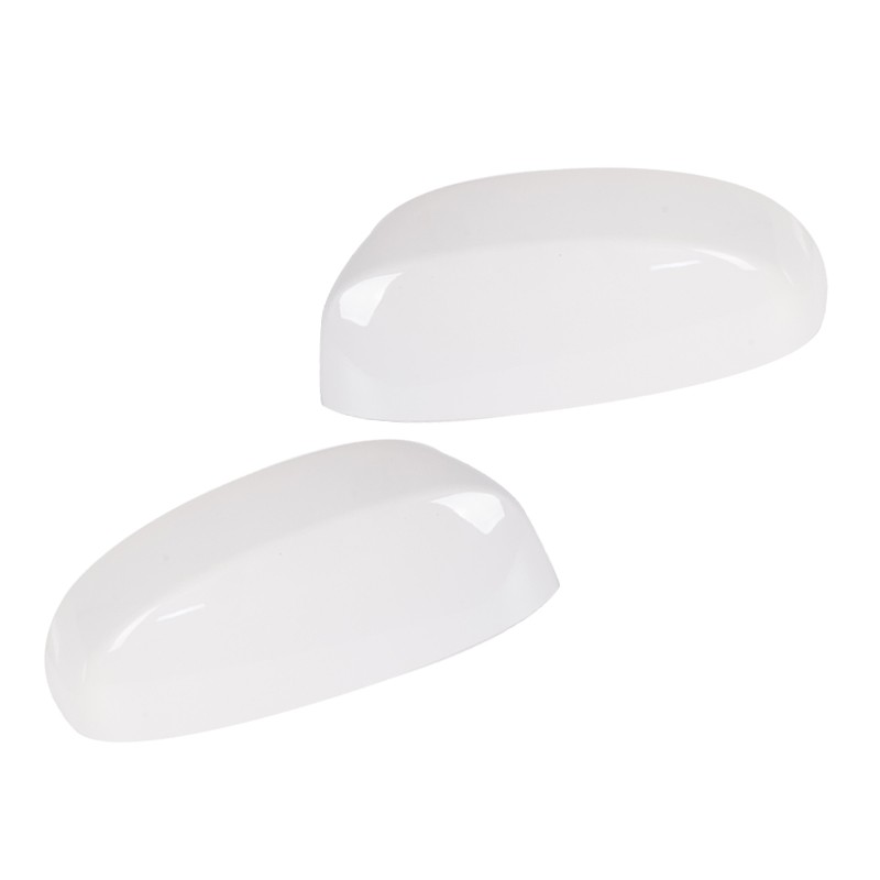 Summit White Side Mirror Covers Caps For 2007-2013 Chevy Silverado GMC Sierra