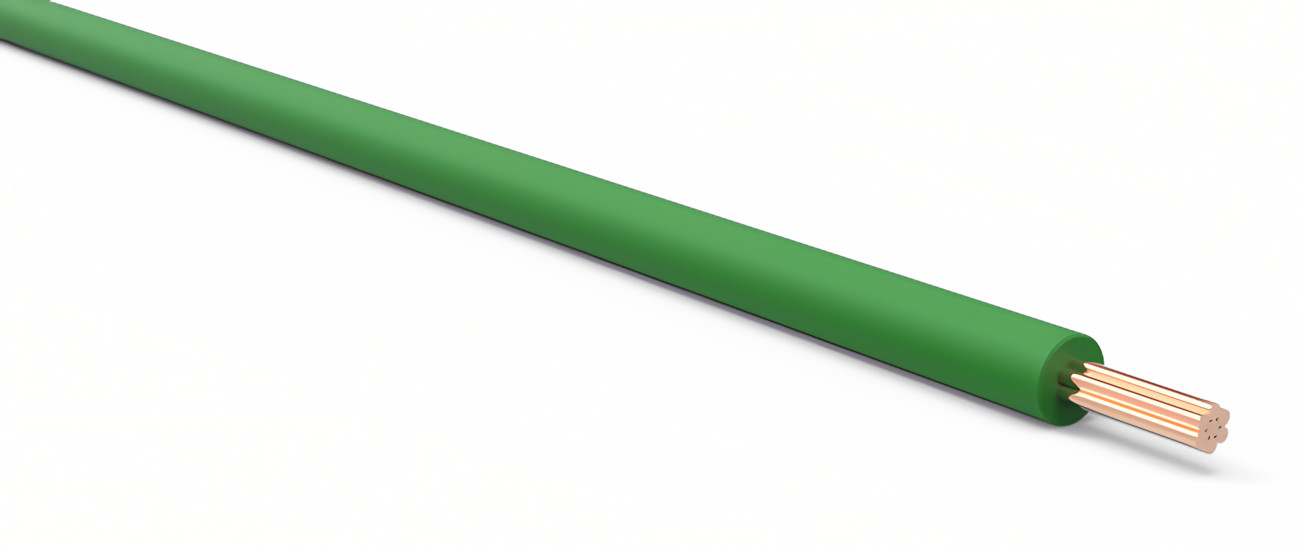 TXL Automotive Wire 20 AWG DARK GREEN Bulk 25 ft Primary Copper