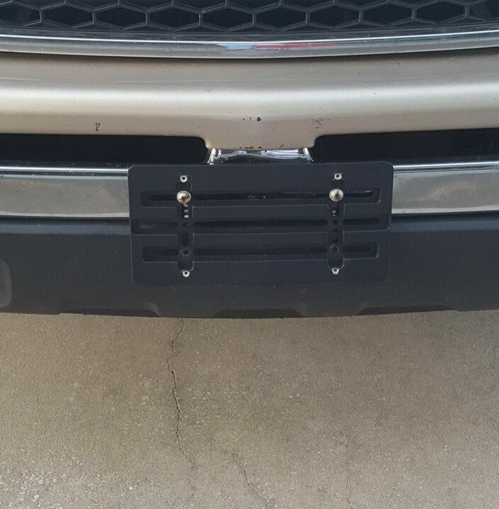 License Plate Tag Holder Mount Relocator Adapter Bumper Kit Bracket for VinFast