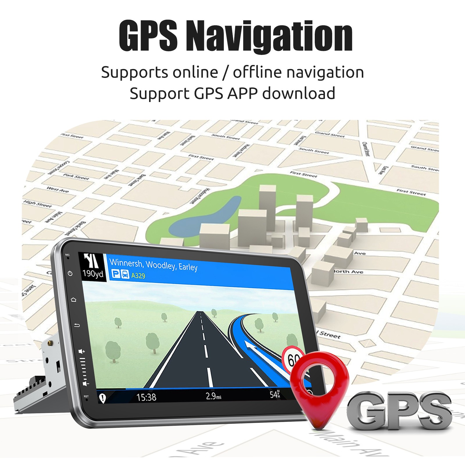 3.5mm External Microphone Universal for Android Car Stereo Radio BT GPS Audio