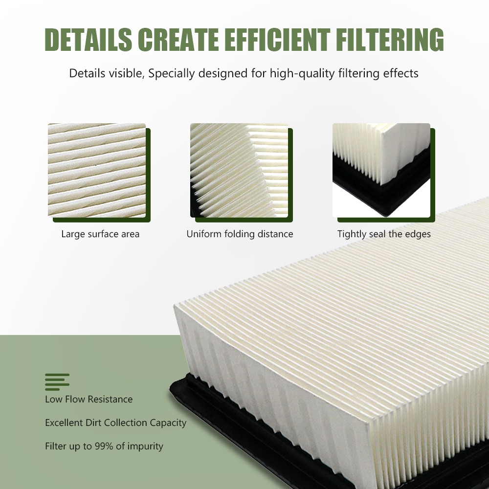 1pcs Engine Air Filter For Chevrolet Trailblazer GMC Envoy 2002 – 2009