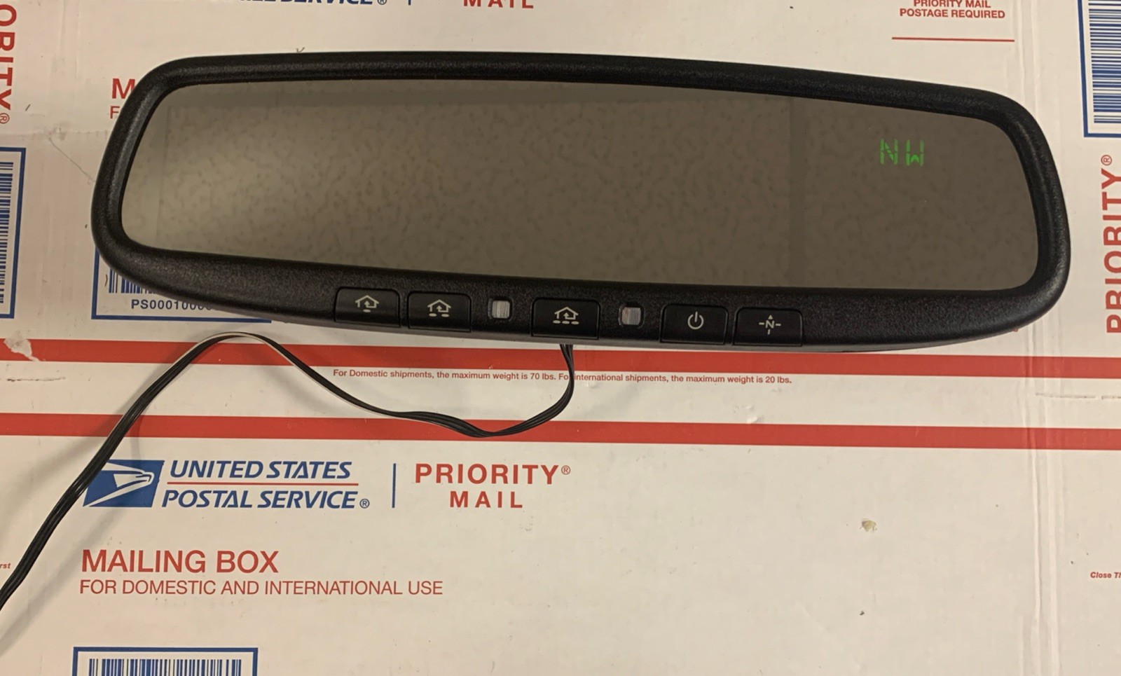 2013 2015 Toyota Rav4 Gentex Mirror With Auto Dimm Compass And Homelink IV