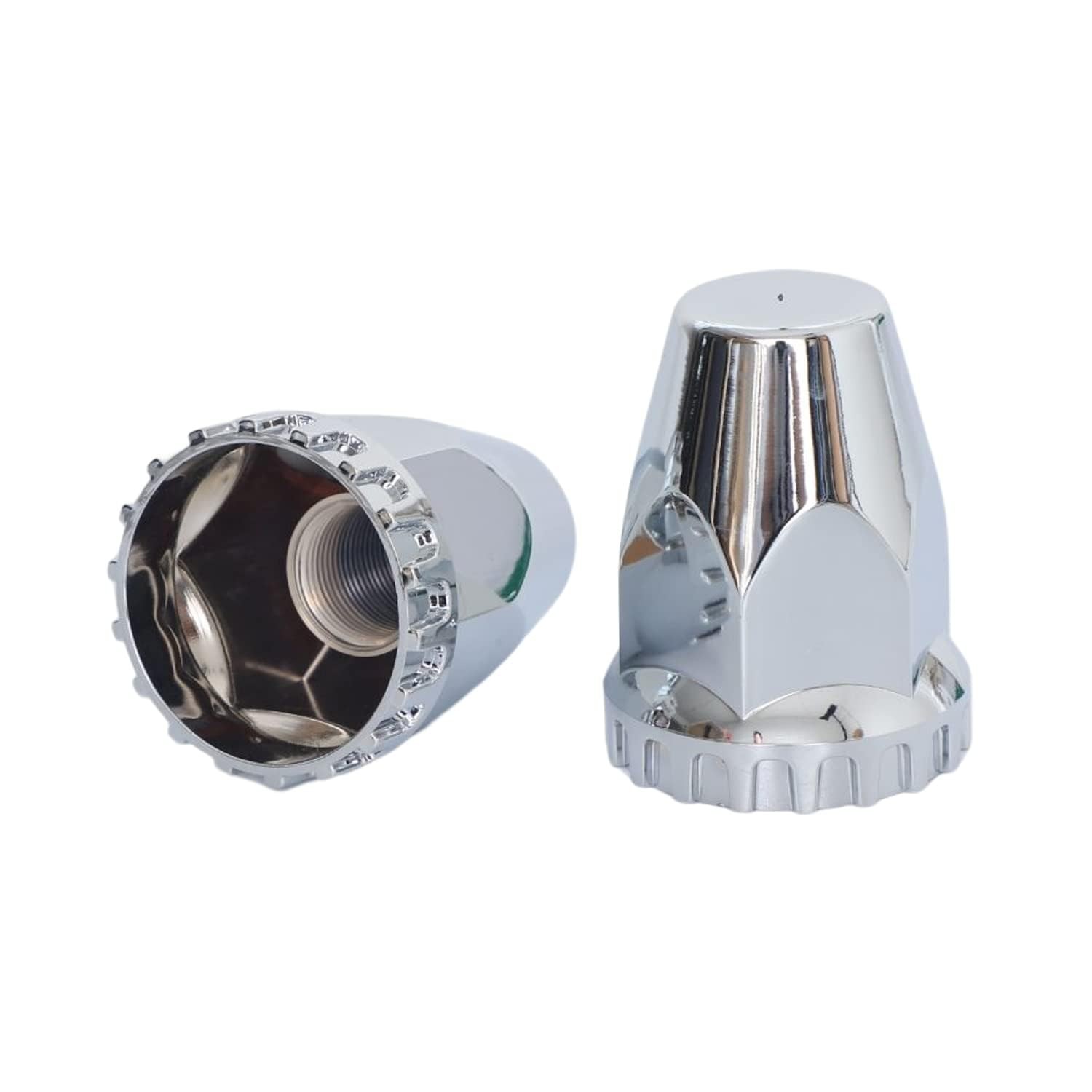 JIARU ABS Plastic Chromed Hubcaps 20 inches, 22.5 24.5 Dome