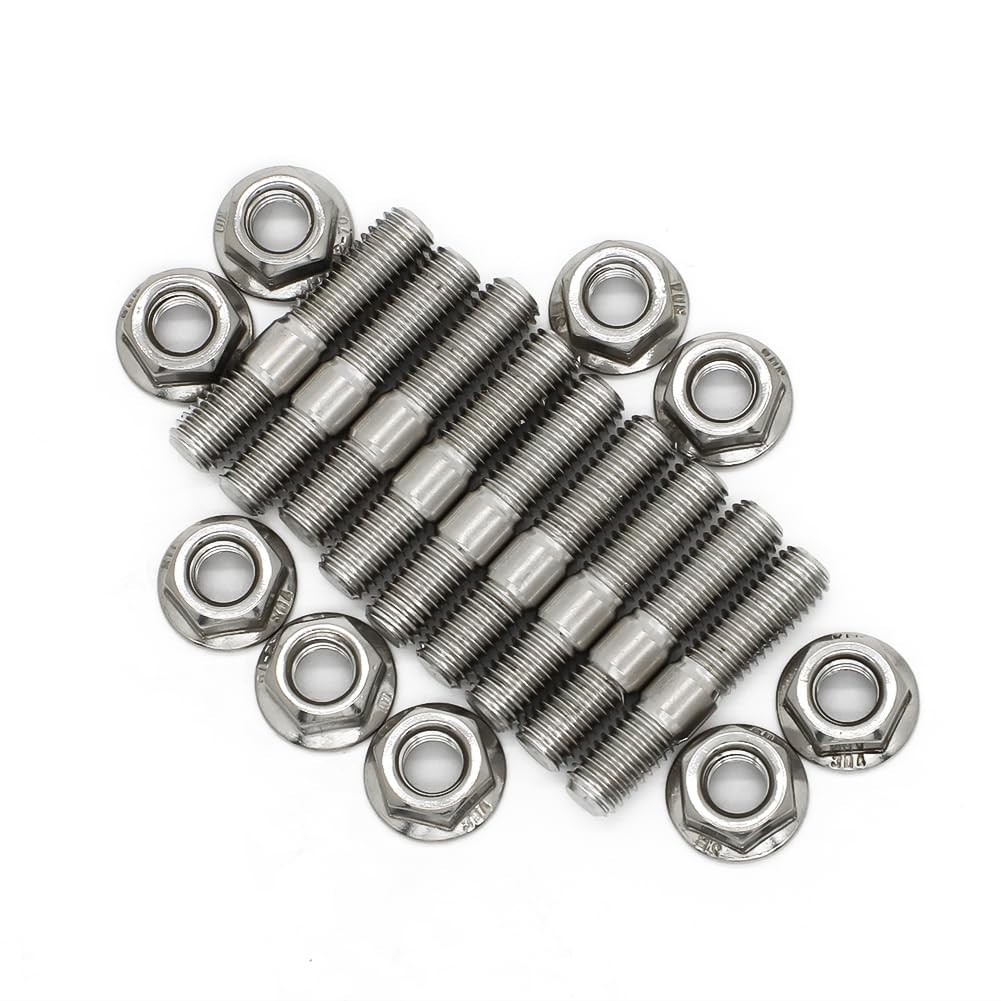 AUTOVIC Exhaust Manifold Stud Kit 9 Pcs 304 Stainless Steel Manifold…
